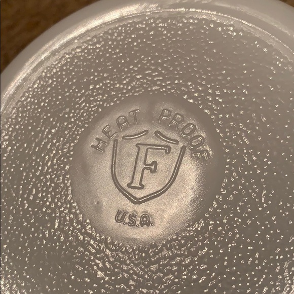 Vintage Federal Heat Proof Milk Glass Bowls - Picture 6 of 6